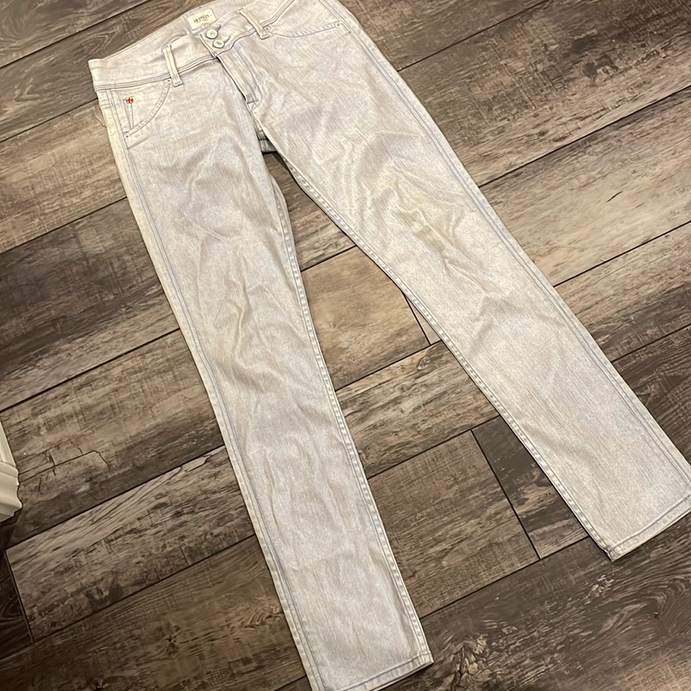 HUDSON JEANS WITH A METALLIC SHEIN